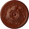 Ekena Millwork Legacy Acanthus Ceiling Medallion (Fits Canopies up to 3 1/2"), 12 3/4"OD x 7/8"P, Firebrick CM12LEFIF - alternate 1